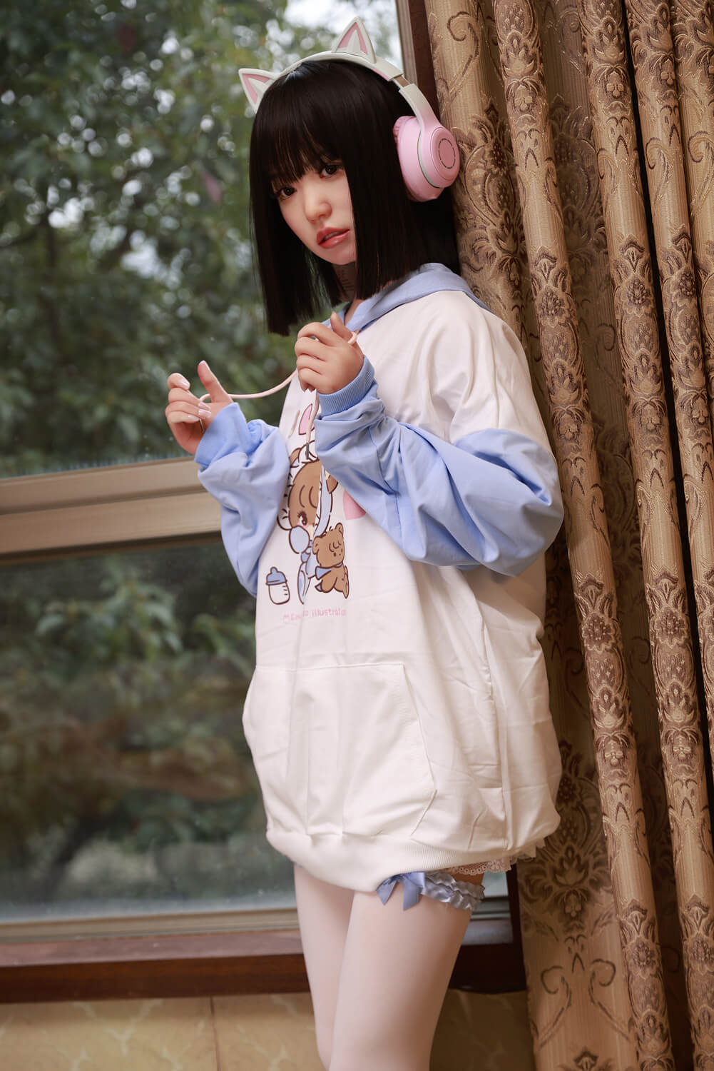 GE43 154cm, A-Cup, AXB Doll, Silicona, Cabeza ROS - Imagen 9