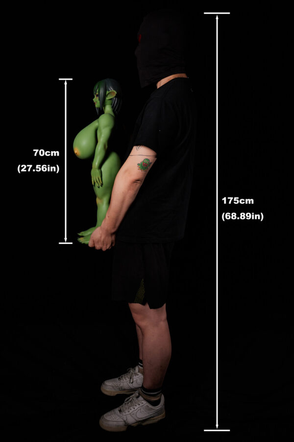 Zarga 70cm, Climax Doll, Silicona, Goblin Salvaje - Imagen 21