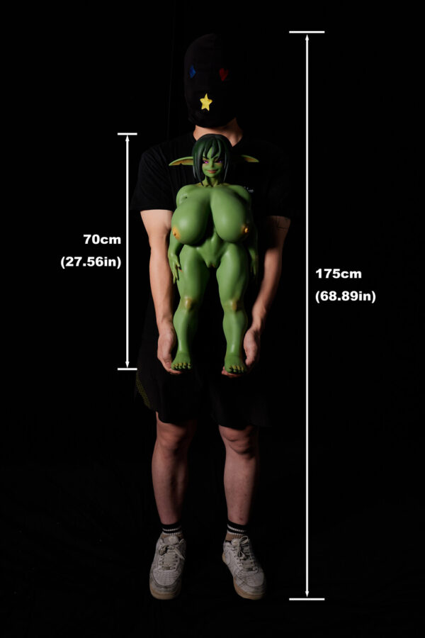 Zarga 70cm, Climax Doll, Silicona, Goblin Salvaje - Imagen 20